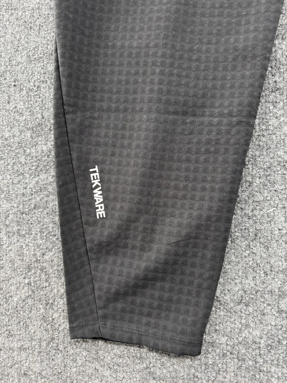 The North Face Jogger Pants Womens Small Black Tekware Grid Fleece Hiking Travel